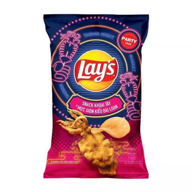 Lays snacks khoai tay Muc gion loan